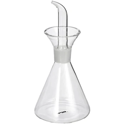 Immagine di IBILI 755001 ACEITERA Cristal PROBETA 160 ML, Trasparente/Argento, 1 unità (Confezione da 1)