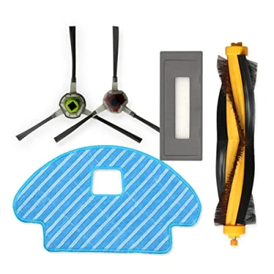 Immagine di WANGCL Kit Accessori per ECOVACS DEEBOT OZMO 930 /ECOVACS DG36, Ricambi Spazzole Filtri e Panni Mop Aspirapolvere Robot