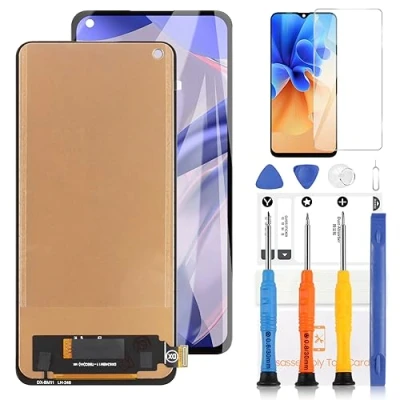 Immagine di LADYSON LCD Schermo per Xiaomi 11 Lite NE 5G/Mi 4G et 5G Display Touch Screen Digitizer Assembly 2109119DG M2101K9AG M2101K9G Vetro di Ricambio con Strumenti(6.55&quot; Nero)