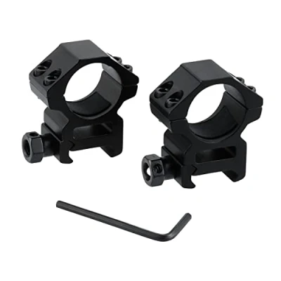 Immagine di FOCUHUNTER Basso Profilo Anelli di Portata 25.4mm Mount Rings Adattatore con 20mm Weaver/Picatinny Rail