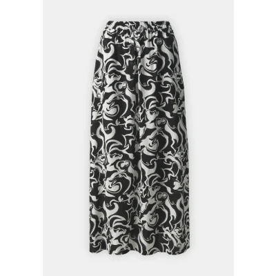 Immagine di VERO MODA Vmeasy Joy Ankle Skirt Wvn Ga Gonna, Bianco Neve/AOP: Nero Grafico, X Small Donna