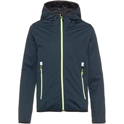 Immagine di Killtec Boy&#039;s Giubbotto softshell con cappuccio, impacchettabile KOS 167 BYS SFTSHLL JCKT, dark petrol, 164, 38365 000