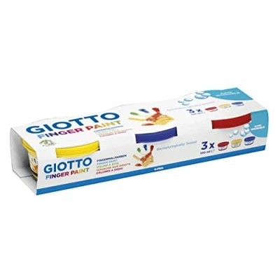 Immagine di GIOTTO, Colore a Dita, 3/Multicolore, 100 ml (Confezione da 1), 300 unità