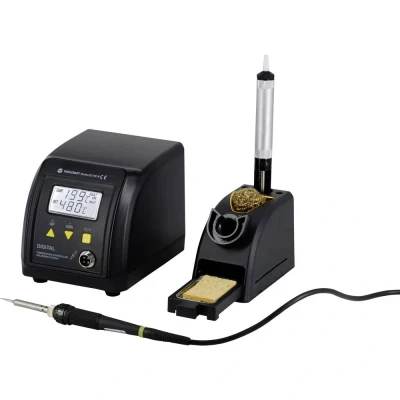 Immagine di TOOLCRAFT ZD 8916 Stazione di saldatura digitale 60 W 160 480 C incl. porta stilo, Pompa aspirante per dissaldatura