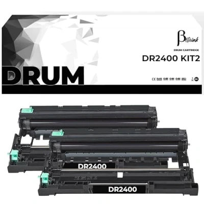 Immagine di Betaink 2 Tamburi Compatibili DR 2400 per stampanti Brother DCP L2510D L2530DW L2537DW HL L2310D L2375DW L2372DN L2370DN MFC L2750DW L2735DW L2732DW 12.000 copie