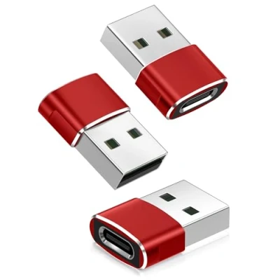 Immagine di BASESAILOR Adattatore da USB C A 3 Pezzi,Tipo Femmina Maschio Connettore Cavo Caricatore per Apple Watch 8 9,iPhone 15 14 16 Pro Max,iPad 11 Air 5 Mini 6,Airpods,Samsung Galaxy A23 A31 A32 A33