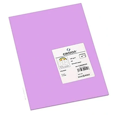 Immagine di CANSON CF50FF VIVALDI A4 185G LILLA
