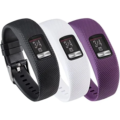 Immagine di Tyogeephy Cinturino Garmin Vivofit 4, Morbido Silicone Sostituzione per 4 Activity Tracker, Piccolo, Grande