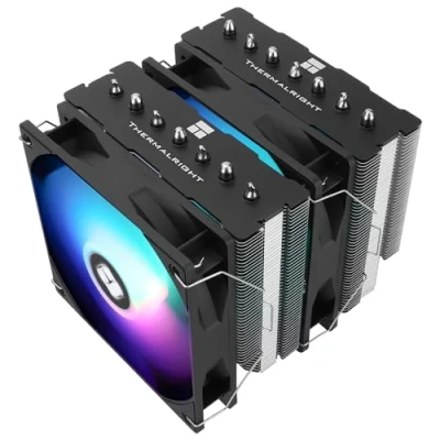 Immagine di TR PS120SE ARGB refrigeratore d&#039;aria CPU 7tubi di calore Raffreddatore del processore,doppia ventola PWM TL C12B S V2,tecnologia AGHP,cuscinetto FDB,per AMD AM4 AM5/Intel 1700/1150/1151/1200