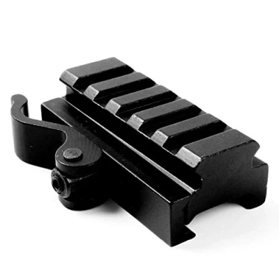 Immagine di ACEXIER QD Adattatore di Montaggio a sgancio rapido 5 Slot Fit 20mm Picatinny Weaver Rail Base Accessori per Armi da Caccia