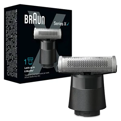 Immagine di Braun Ricambio Lama Barba, Regolabarba Uomo E Rasoio Elettrico Barba Capelli, Testina Flessibile Con 4D A Due Direzioni, Compatibile Tutti I Series X, XT20