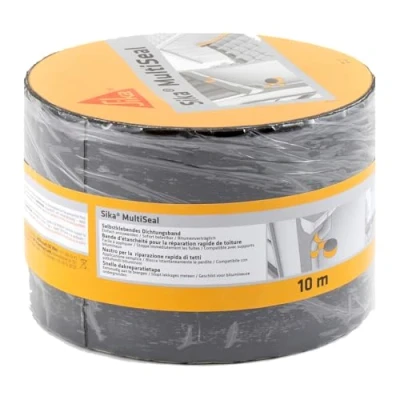 Immagine di Sika Multiseal, Grigio Verde Nastro sigillante bituminoso Riparazione di tetti e coperture Impermeabile Rotolo da 100mm X 10m