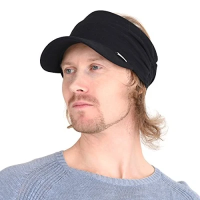 Immagine di Charm Casualbox Tutte Stagione Visiera Cappello Anti UV Sole Giapponese Indossato Design Unisex Nero