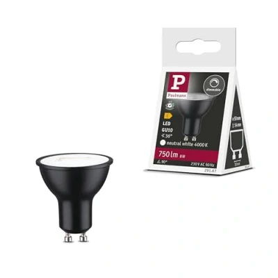 Immagine di Paulmann 29167 LED (monocolore) ERP E (A G) GU10 Riflettore 8 W Bianco neutro (Ø x A) 50 mm 54 1 pz.