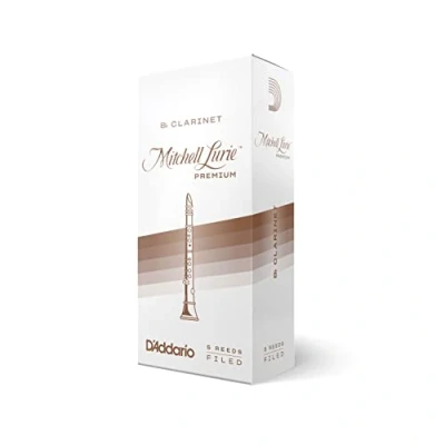 Immagine di D&#039;Addario RMLP5BCL250 Confezione da 5, Mitchell Lurie di alta qualità per clarinetto soprano in SI bemolle, durezza 2.5