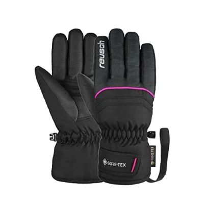 Immagine di Reusch Teddy Gore tex, guanti da sci per bambini, antivento, impermeabili, caldi, neve, slitta, invernali, 4