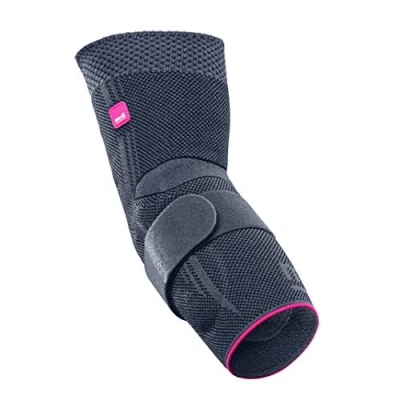 Immagine di medi Epicomed Tutore per gomito argento Taglia i Fascia di compressione stabilizzare l&#039;articolazione nel braccio del tennis o golfista Indossabile su entrambi lati