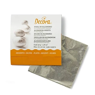 Immagine di Decora 0796201 CF 150 Fogli Argento 50 G 10 X Cm