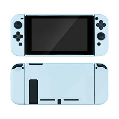 Immagine di Custodia protettiva GeekShare sottile per Nintendo Switch e Joy Con Assorbimento degli urti antigraffio (blu giacinto)