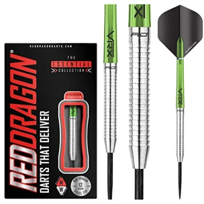 Immagine di RED DRAGON Featherlite 2: 17g Freccette Tungsteno con Punta Acciacio, Voli e Aste