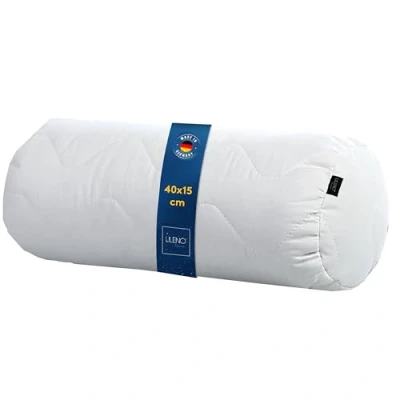 Immagine di Lileno Home cuscino cervicale 15 x 40 cm, set da 6 pezzi, per il collo trapuntato, adatto chi soffre di allergie, a rotolo in poliestere come divano