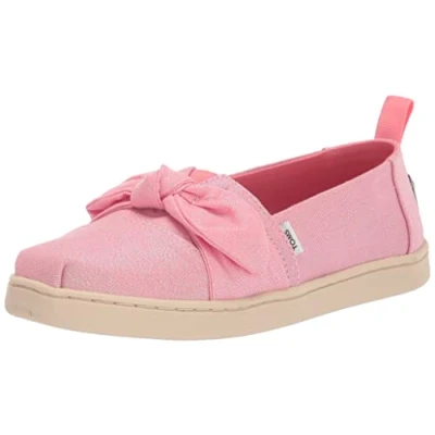 Immagine di TOMS Tiny Alpargata, Espadrillas Bambine e ragazze, Dark Pink, 21 EU