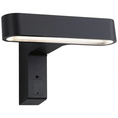 Immagine di Paulmann House ITO horizontal 94548 Sistema dilluminazione GEV Licht im Garten Lampada da parete a LED (monocolore) 6 W Bianco caldo Antracite