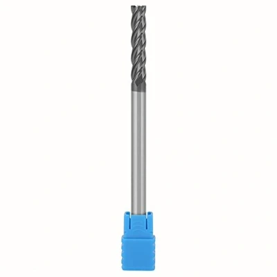Immagine di HRC45 carburo di tungsteno fresa a 4 taglienti CNC rotativa 6mm diametro x 100mm lunghezza