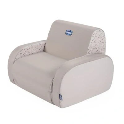 Immagine di Chicco Twist Poltroncina Per Bambini Trasformabile in Chaise Longue e Divanetto, Sedia con 3 Configurazioni, Comoda Leggera, Si Trasforma 1 Gesto 12+ Mesi, Rosso