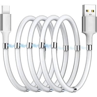 Immagine di Cavo di ricarica magnetica, compatibile con Telefono 11/XS/XS Max/XR/X/8/8 Plus/7/7 Plus/6s/6s Plus/6/6 Plus/SE/5s/5c/5/Pad/Pod