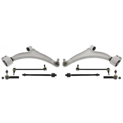 Immagine di MAPCO 53772 Kit braccio oscillante, Sospensione ruota Assale anteriore Sx, Dx con giunto assiale, barra d&#039;accoppiamento