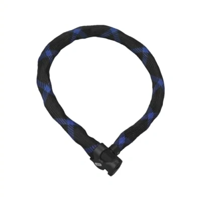 Immagine di ABUS Lucchetto a Catena IVERA Chain 7210 per Biciclette con Rivestimento in Fibra Sintetica IvyTex Altamente Flessibile Livello di Sicurezza 8 85 cm Nero
