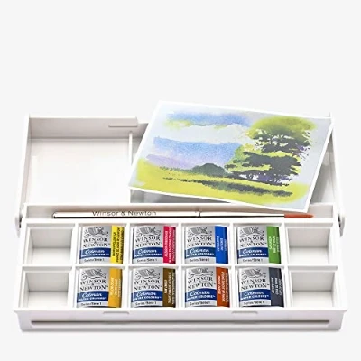 Immagine di Winsor &amp; Newton Cotman set Tascabile Paesaggio, di colori