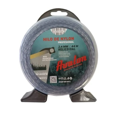 Immagine di Avalon Filo elicoidale in Nylon Universale per decespugliatore e Tosaerba (2,4 mm x 44 m)