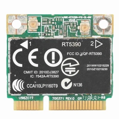 Immagine di Scheda di rete wireless RT5390, SPS: 630703 001 adattatore Half Mini PCIE 802.11N, per computer hp