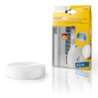 Immagine di Schellenberg 34305 Larghezza 23 mm, Sistema Maxi, Lunghezza 4,3 m, Bianco