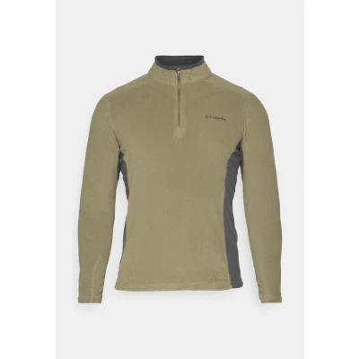 Immagine di Columbia Klamath RANGE II HALF ZIP Felpa in pile, Uomo, Taglia: Small, Stone green/shark