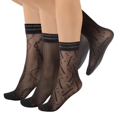 Immagine di Calzitaly Sheer Kneehigh Socks 15 DEN Calze, Donna, Taglia: One Size, Black