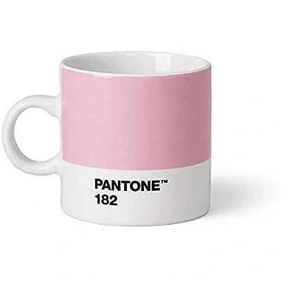 Immagine di Copenhagen design 101040182 Pantone Espresso, Tazza da Caffè Piccola, Fine China Ceramica, 120 ml, Rosa Chiaro, 6.2 cm
