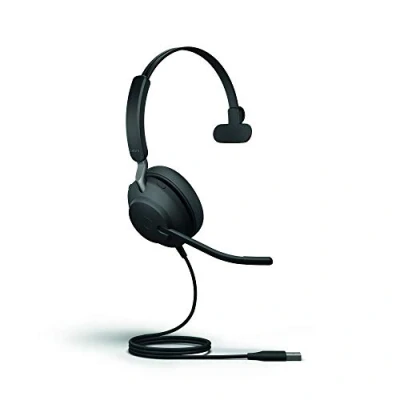 Immagine di Jabra Evolve2 40 PC Headset Noise Cancelling, USB A, Tutte le piattaforme, Mono, Prima edizione