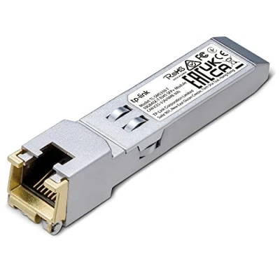 Immagine di TP Link TL SM5310 T Modulo RJ45 SFP+ 10G BASE T, Supporta Funzioni di Controllo TX Disable, Funzionalità Hot Pluggable Footprint, Guscio in Metallo, Low EMI