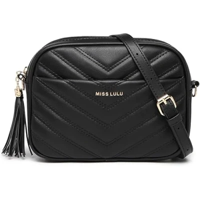 Immagine di Miss Lulu Borsa a Tracolla Donna, Borsetta Donna Piccola, Con Regolabile