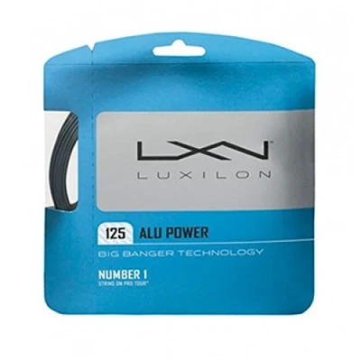 Immagine di Wilson Luxilon WRZ990100SI Corda da Tennis Alu Power 125, Bobina 220 m, Unisex, Argento, 1.25 mm