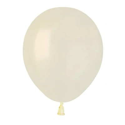 Immagine di Busta 100 palloncini perlati in lattice naturale Premium Quality A50 (Ø 13cm / 5&quot;), bianco avorio perlato