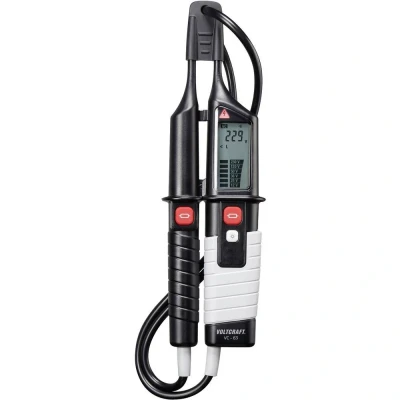 Immagine di VOLTCRAFT VC 63 Tester di tensione a due poli CAT III 1000 V, IV 600 V Acustico, LCD, LED
