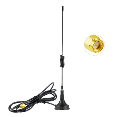 Immagine di Vecys Antenna 868 MHz Cavo Prolunga GSM 3dBi SMA 3m RG174 Base Magnetica Adattatore Spina Compatibile con Homematic CCU3 CCU2 Raspberry Pi HM MOD RPI PCB Kit ELV Matic