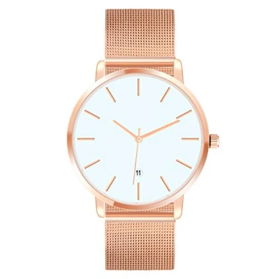 Immagine di SUPBRO orologio da uomo 30M Impermeabile al quarzo con quadrante analogico e cinturino in pelle