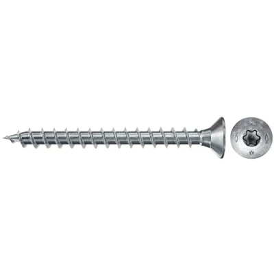 Immagine di Fischer, 1000 viti per truciolato Power Fast II, 3,0 x 12, testa svasata con stella interna TX filettatura completa, zincate tramite galvanizzazione, blu passivato (articolo n. 670000)
