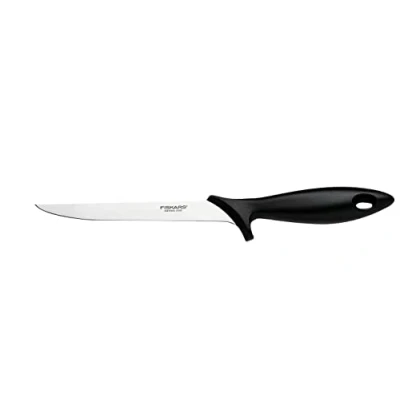 Immagine di Fiskars Coltello per Sfilettare con Lama Flessibile, Essential, Lunghezza Totale: 30 cm, Acciaio Inox / Plastica PP, Nero, 1065567