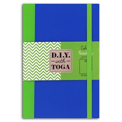 Immagine di Toga D.I.Y with Taccuino Bicolore, Carta, Blu/Verde, 10 x 15 0,8 cm